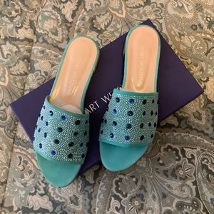 Stuart Weitzman Island Rockslide Sandals Worn 2x